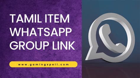 Join 3500+ Active Tamil Item WhatsApp Group Links